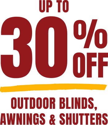 Up To 30 Off Outdoor Blinds Awnings And Shutters