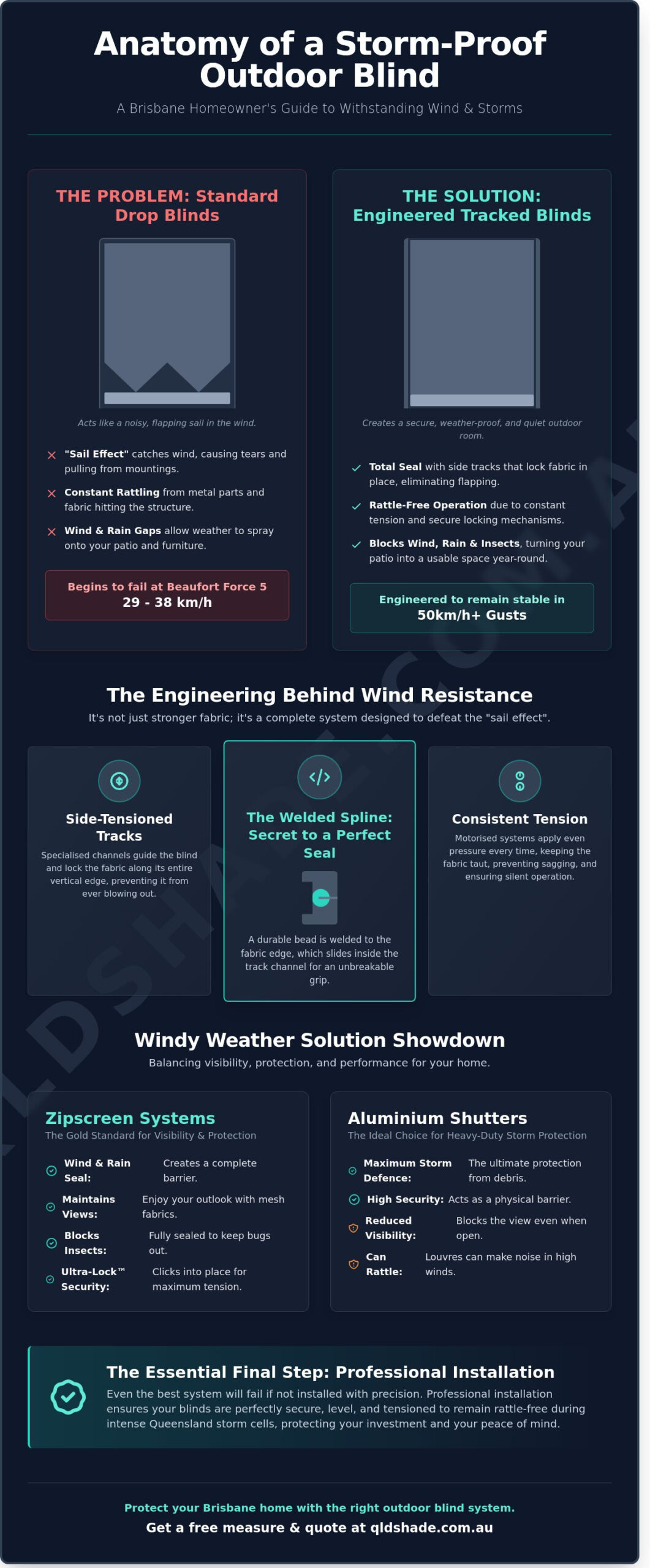 Best Outdoor Blinds for Windy Brisbane Patios: 2026 Buying Guide