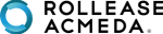 Rollease Acmeda logo with blue circle and black text.